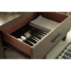 Dellbeck Dining Server Brown/Beige - Signature Design By Ashley -Restaurant Furniture Store GUEST b2c9f2bb 2737 4197 b5f2 b9c787e5aa72