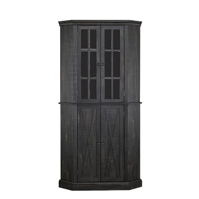 Enclosed Corner Cabinet - Home Source 6 Enclosed Corner Cabinet - Home Source - Image 4