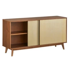 Flory Sideboard With Sliding Doors Walnut - Lifestorey -Restaurant Furniture Store GUEST b3ebb6c7 8236 4a4d 8868 fb8fb3262a12