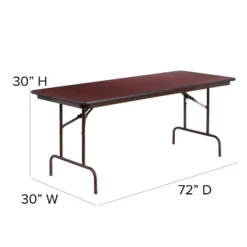 Flash Furniture 6-Foot High Pressure Mahogany Laminate Folding Banquet Table 12 Flash Furniture 6-Foot High Pressure Mahogany Laminate Folding Banquet Table -Restaurant Furniture Store GUEST b42b886c d8fd 4d20 a3b9 63e7b1946f0d