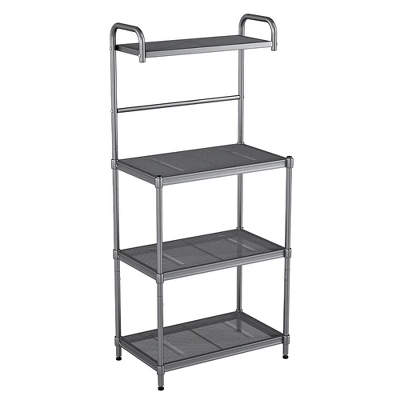 Costway 4-Tier Baker's Rack Microwave Oven Stand Shelves Kitchen Storage Rack Organizer 9 Costway 4-Tier Baker's Rack Microwave Oven Stand Shelves Kitchen Storage Rack Organizer - Image 7