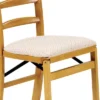 Set Of 2 Shaker Ladderback Folding Chair Oak Brown - Stakmore -Restaurant Furniture Store GUEST b6702812 8327 43a7 9e5b 122ca3c25cb7