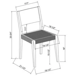 Clara Side Chair Brown - Powell Company -Restaurant Furniture Store GUEST b6898627 ebeb 49bf 8cd3 d69d8a27d1d2