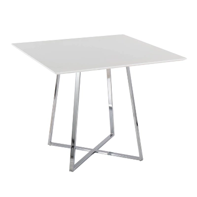 36" Cosmo Square Dining Table Glass - LumiSource 13 36" Cosmo Square Dining Table Glass - LumiSource - Image 11