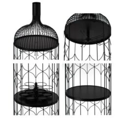 Vintiquewise Creative Bottle Shaped Black Wine Holder Rack Holder For Dining Room, Office, And Entryway -Restaurant Furniture Store GUEST b84c52fe 21ae 46e3 9fd7 72fc065ecb00