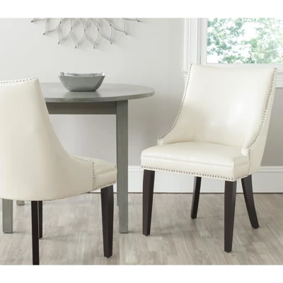 Afton 20"H Side Chair W/ Nail Heads (Set Of 2) - Safavieh 3 Afton 20"H Side Chair W/ Nail Heads (Set Of 2) - Safavieh