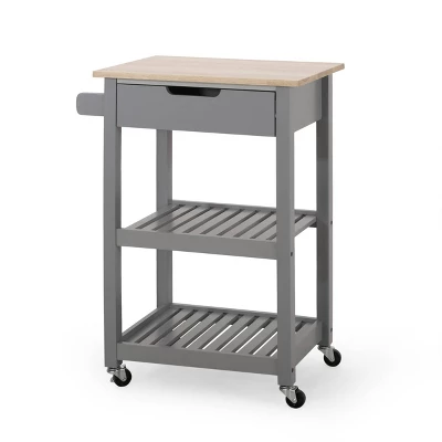 Dade Kitchen Cart With Wheels - Christopher Knight Home 10 Dade Kitchen Cart With Wheels - Christopher Knight Home - Image 8