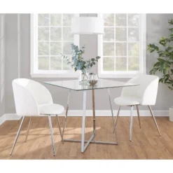 36" Cosmo Square Dining Table Glass - LumiSource 22 36" Cosmo Square Dining Table Glass - LumiSource -Restaurant Furniture Store GUEST ba63bd59 d74c 476f ad4b 235c2324f620