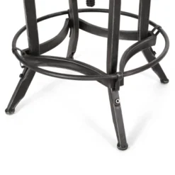 2pc Farmdale Industrial Firwood Adjustable Height Swivel Counter Height Barstools Antique Natural/Pewter - Christopher Knight Home -Restaurant Furniture Store GUEST bbd5f51a c391 4c34 ba82 734baadc6ab1