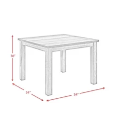 Grayson Counter Height Table Gray Oak- Picket House Furnishings