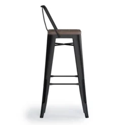 Set Of 2 30" Josephine Metal/Wood Counter Height Barstools Black - WyndenHall 12 Set Of 2 30" Josephine Metal/Wood Counter Height Barstools Black - WyndenHall -Restaurant Furniture Store GUEST bd178373 6f33 40e2 abb5 9a51154201ab