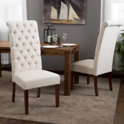 Set Of 2 Leorah Tall Back Tufted Dining Chair - Christopher Knight Home 10 Set Of 2 Leorah Tall Back Tufted Dining Chair - Christopher Knight Home -Restaurant Furniture Store GUEST bdafbe06 7019 40ca ba71 d20a5df39f4d