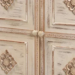 Favian Two-Tone Wood And Metal 2 Door Sideboard Dining Cabinet White/Weathered Brown - Baxton Studio -Restaurant Furniture Store GUEST c175501e bf7c 4d85 8ae1 ea438e0ee25e