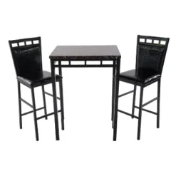3pc Faux Marble Bistro And 2 Chairs - Home Source -Restaurant Furniture Store GUEST c1d9d5bb 1718 4112 8c4c 5d4160950d76