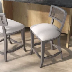 Roben Woven Cane Back Counter Height Barstools - HOMES: Inside + Out -Restaurant Furniture Store GUEST c2869e9d 0073 412e 9703 a9609f0418bb