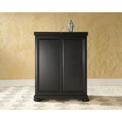 Crosley Alexandria Expandable Bar - Black -Restaurant Furniture Store GUEST c3aed830 0fbd 4f9e 9cfe 8ae24fbde2ea