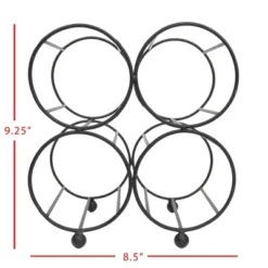 Black Metal Wine Bottle Holder - Foreside Home & Garden 12 Black Metal Wine Bottle Holder - Foreside Home & Garden -Restaurant Furniture Store GUEST c48f06ee c486 4c49 afc1 b2f56afced64