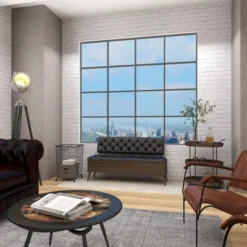 Square Industrial Metal Storage Cart Black CosmoLiving By Cosmopolitan -Restaurant Furniture Store GUEST c5005b0f f0e3 46ad bc73 edcb1926378d