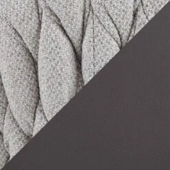 26" Braided Matisse Counter Height Barstool With Faux Leather And Fabric - LumiSource -Restaurant Furniture Store GUEST c5b3c60e 689c 4ea2 8518 a93789d97186