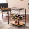 Maresal Bar Cart Black/Natural - Aiden Lane 2 Maresal Bar Cart Black/Natural - Aiden Lane -Restaurant Furniture Store GUEST c6f9a6cd 46d6 4612 b037 2269fe92af09