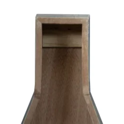 Single Bottle Rustic White Wood Wall Mount Wine Rack - Foreside Home & Garden -Restaurant Furniture Store GUEST c8a7540d 79d8 4b59 90bc aba01f206a64