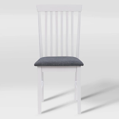 5pc Michigan Two Tone Wood Dining Set Gray/White - CorLiving 6 5pc Michigan Two Tone Wood Dining Set Gray/White - CorLiving - Image 4