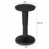 Costway Wobble Chair Height Adjustable Active Learning Stool Sitting Home Office Black 2 Costway Wobble Chair Height Adjustable Active Learning Stool Sitting Home Office Black -Restaurant Furniture Store GUEST ca25576a e3e6 4043 a1ab cfd369ac4456