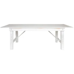 Merrick Lane Rectangular Antique Solid Pine Folding Farm Table -Restaurant Furniture Store GUEST cade3feb 69e0 490e acd8 e29447a9a8e0