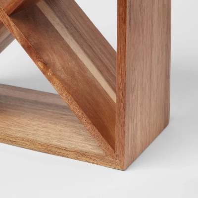 Acacia 4-Bottle Wine Rack Box - Threshold™ 4 Acacia 4-Bottle Wine Rack Box - Threshold™ - Image 2