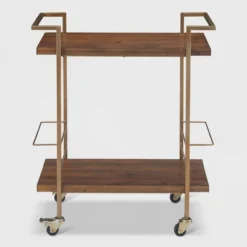 Maxwell Bar Cart Gold - Finch -Restaurant Furniture Store GUEST cbf104d8 b5a2 49cb b01b 5b0493f9d519
