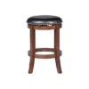 Cordova Swivel 24" Counter Height Barstool Hardwood/Cappuccino - Boraam