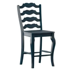 Set Of 2 24" South Hill French Ladder Back Counter Chairs - Inspire Q -Restaurant Furniture Store GUEST cc50fc92 c41f 475c 988c 833b6222f992