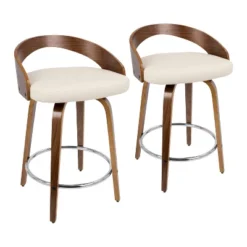 Set Of 2 Grotto Upholstered Counter Height Barstools - Lumisource -Restaurant Furniture Store GUEST cde9930c 25c4 4c4b bf97 3067b048ff5c