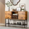 Costway Industrial Kitchen Buffet Sideboard 2-Door Console Table W/Open Shelf Wine Rack 1 Costway Industrial Kitchen Buffet Sideboard 2-Door Console Table W/Open Shelf Wine Rack -Restaurant Furniture Store GUEST cf066421 24ef 4b0b acce e9ac1d5569b9