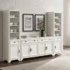 3pc Tara Sideboard And Bookcase Set Distressed White - Crosley 2 3pc Tara Sideboard And Bookcase Set Distressed White - Crosley -Restaurant Furniture Store GUEST cfe2a608 b82a 48b9 ad09 12bdadc4eaea