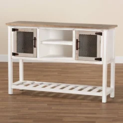 Deacon And Wood 2 Door Dining Room Buffet White/Brown - Baxton Studio 16 Deacon And Wood 2 Door Dining Room Buffet White/Brown - Baxton Studio -Restaurant Furniture Store GUEST d0475d5e 0457 47aa b446 9e3019dcdd01