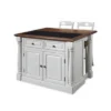 Monarch Kitchen Island And Two Stools Antique White - Home Styles -Restaurant Furniture Store GUEST d080872f 2190 4b51 b070 77354d4b6f33