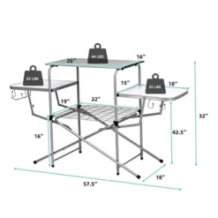 Costway Foldable Camping Table Outdoor Kitchen Portable Grilling Stand Folding BBQ Table 16 Costway Foldable Camping Table Outdoor Kitchen Portable Grilling Stand Folding BBQ Table -Restaurant Furniture Store GUEST d12def2e 72e3 4a2d a157 c460fb378691