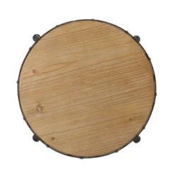 2pc Farmdale Industrial Firwood Adjustable Height Swivel Counter Height Barstools Antique Natural/Pewter - Christopher Knight Home -Restaurant Furniture Store GUEST d16408db a7d7 417b a188 15ded7353b29