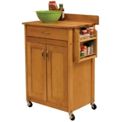 Wood Kitchen Cart In Natural Birch In Brown - Catskill Craftsmen -Restaurant Furniture Store GUEST d23042fd 17cd 4d04 9d1d 28528fb79837