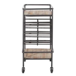 Metal And Wood 2 Tiered Wine Rack Chart Gray - Olivia & May 26 Metal And Wood 2 Tiered Wine Rack Chart Gray - Olivia & May -Restaurant Furniture Store GUEST d2927135 4e53 48bc b358 77b1d4af5d1d