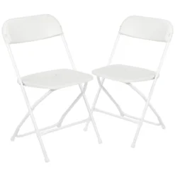 Flash Furniture Hercules™ Series Plastic Folding Chair - 2 Pack 650LB Weight Capacity -Restaurant Furniture Store GUEST d3307c77 301d 49c8 aed6 19cf1fb5cd63