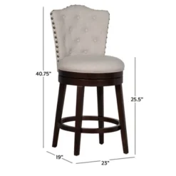 Edenwood Swivel Counter Height Barstool Cream - Hillsdale Furniture -Restaurant Furniture Store GUEST d390e027 044a 40d1 b2f0 7991d3a75935