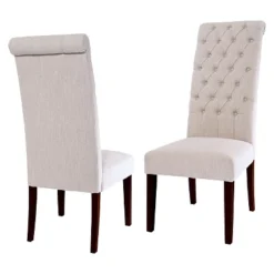 Set Of 2 Leorah Tall Back Tufted Dining Chair - Christopher Knight Home 11 Set Of 2 Leorah Tall Back Tufted Dining Chair - Christopher Knight Home -Restaurant Furniture Store GUEST d3b969f9 0f5a 4e86 9f17 5d7986fef118