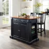 Coventry Drop Leaf Top Kitchen Island With School House Stools Black - Crosley -Restaurant Furniture Store GUEST d436df87 a82c 41b8 a899 8d55598cf031