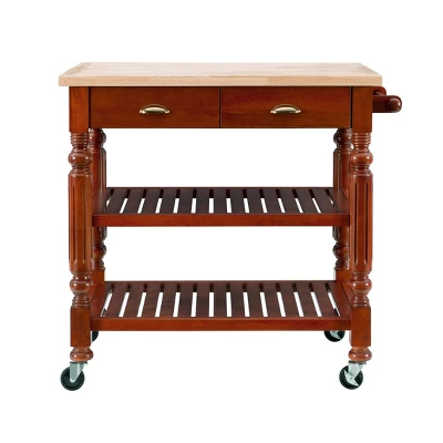 Barker Kitchen Cart And Islands - Linon 4 Barker Kitchen Cart And Islands - Linon - Image 2