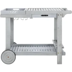 Orland Tea Trolley - Grey - Safavieh 16 Orland Tea Trolley - Grey - Safavieh -Restaurant Furniture Store GUEST d4e269b7 186e 4633 963f 10d77a6c6e24