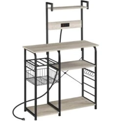 Yaheetech 4-Tier 55" Kitchen Baker's Rack With Power Outlet -Restaurant Furniture Store GUEST d695c0ac d2f5 4720 82c4 59d43b2568d3