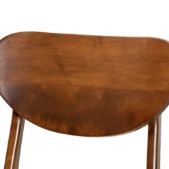 2pc Katya Fabric Upholstered And Wood Dining Chair Set - Baxton Studio -Restaurant Furniture Store GUEST d6991678 0ff8 4685 8d24 00c7dd60f1da