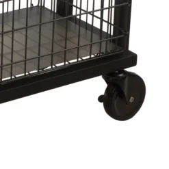 Cart System With Wheels 4 Tier Black - Atlantic -Restaurant Furniture Store GUEST d6ee841b 4b0d 46d5 a397 d8cbf754441e